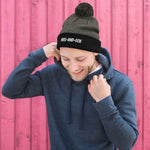 gray and black custom beanie - Modified Street Style