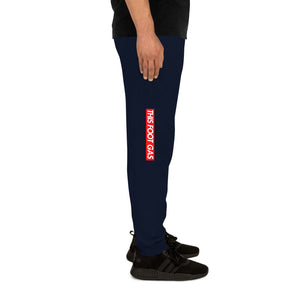 Navy car joggers in car apparel - Modified Street Style